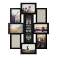 thumbnail image 1 of Cadre photo collage Ana Eight Opening Expression de DesignOvation noir, 1 of 5