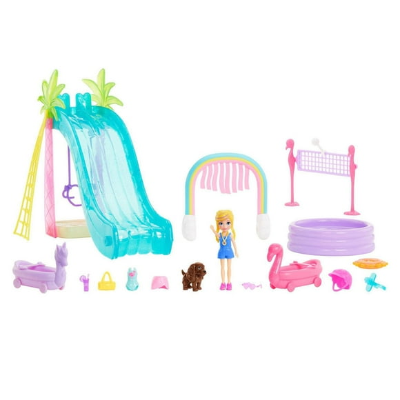 Polly Pocket Sunshine Splash Park Playset