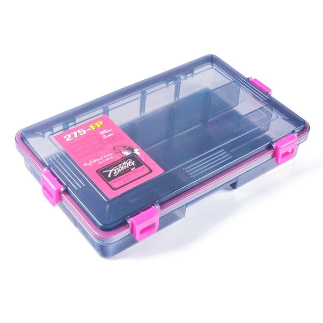Soidarity Caja de aparejos de pesca conveniente y confiable para pesca fácil de llevar accesorios de aparejos de pesca rosa grande Type3 NO3