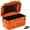 Orange, variant on Seahorse 58 Portable Waterproof Dry Box Protective Case - Travel Safe / Mil Spec / IP67 Waterproof / USA Made - for Ammunition, Rifle Ammo, Pistols, Smell Proof Box (Black)