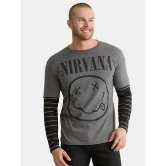 Nirvana Men's & Big Men's Smiley Tie Dye Graphic Tee, Sizes XS-3XL