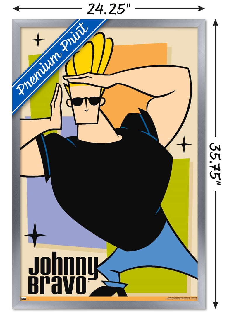 Johnny Bravo - Pose Wall Poster, 22.375