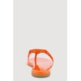 thumbnail image 3 of Women's Faux Leather Cut Out Pendant Thong Sandals, 3 of 3