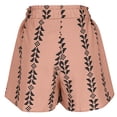 thumbnail image 5 of Taqqpue Women's Shorts Flowy Floral Print Shorts, Loose Elastic Waist Lightweight Casual Summer Beach Pants for Women, 5 of 7