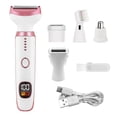 thumbnail image 2 of Afeadora Eléctrica 5 en 1 para Mujeres - Recargable, Irritación Cero, Uso Húmedo/Seco, para Cuerpo, Zona Íntima, Cara y Cejas, 2 of 9