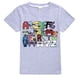 thumbnail image 1 of Nueva camiseta de manga corta para niños, camiseta lol con patrón de alfabeto, camiseta Sexy con bloqueo de colores para niños y niñas, regalo de cumpleaños y Navidad zhangyuxiang LED, 1 of 2