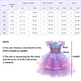 thumbnail image 5 of Girls Mermaid Princess Dress Ruffles Halloween Christmas Wedding Outfit, 5 of 7