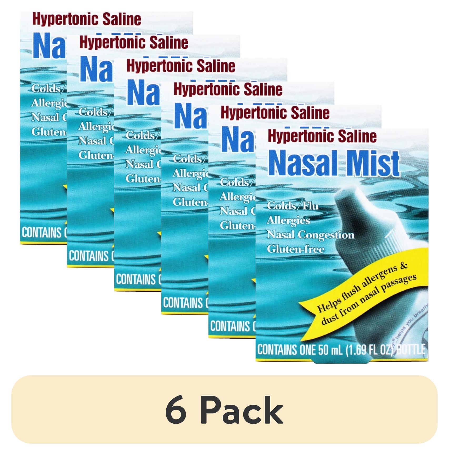 (6 pack) Ayr Allergy & Sinus Nasal Mist 1.69 fl oz Spray