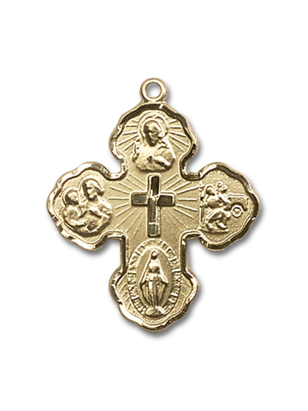 14kt Gold 5-Way Medal