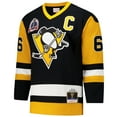 thumbnail image 2 of Men's Mario Lemieux Black Pittsburgh Penguins 1991-92 Power Play Jersey, 2 of 7