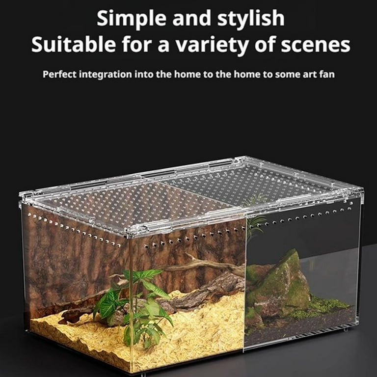 Tarantula Enclosure, Plastic Terrarium, Reptile breeding box