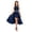 00-Blue742, variant on WOYY Girls Sparkly Sequins Halter Dress Elegant Party Pageant Princess Dress, Black, Sizes 12-16