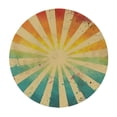 thumbnail image 4 of BANET Sun Sunshine Tablecloth, Abstract Hippie Retro Sunset Print Table Cloth Cover for Home Kitchen Dining Party Patio Indoor Outdoor, Round 46"-50, 4 of 8