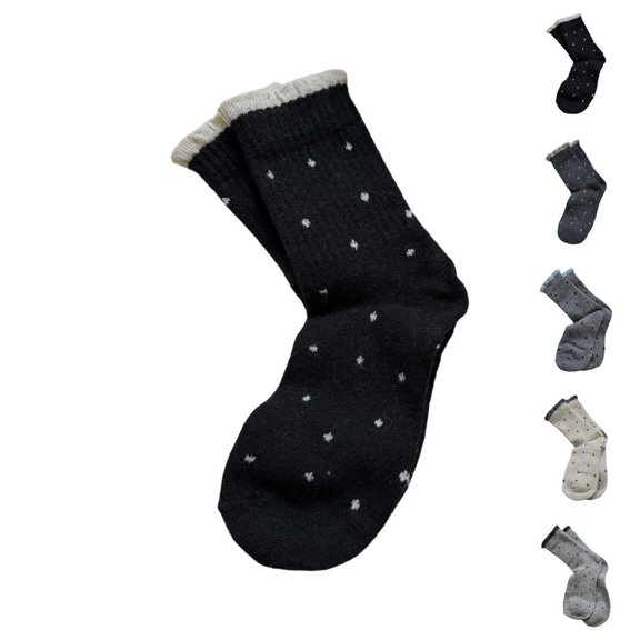 Bxsruta Women's Knee-High Winter Socks, Wool Blend Thermal for Warmth and Comfort, Breathable Moisture-Wicking Odor-Fighting, Fits US Shoe Size 5-9, Machine Washable Ideal Gift