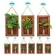 thumbnail image 4 of Planta colgante de pared Artificial decorativa falsa suculenta decoración de plantas falsas, 4 of 8