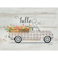 thumbnail image 2 of Rae, Marla 18x15 Black Ornate Wood Framed with Double Matting Museum Art Print Titled - Hello Spring Vintage Truck, 2 of 4