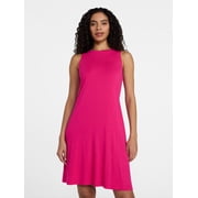 walmart hot pink dress Time and Tru Dresses for Women Sizes XS-4X Med