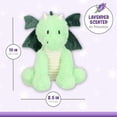 thumbnail image 5 of Warm Pals - Daniel Dragon - 1.5lbs - Cozy Microwavable Lavender Scented Plush Toys - Heated Stuffed Animal - Heatable Coolable Bedtime Comfort Plushie, 5 of 6