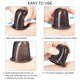 thumbnail image 3 of Juego de ventosas faciales para masaje de cara y ojos, juego de ventosas faciales de silicona con cepillo exfoliante para la piel del cuello de la cara (pequeño mediano grande, negro), 3 of 5