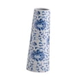 thumbnail image 3 of Jarrón De Cerámica Floral Azul Y Blanco, Jarrón De Porcelana Para Estantería, Hogar, Sala De Estar, 3 of 9