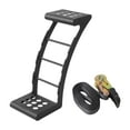 thumbnail image 1 of Escalera de acceso para portaequipajes de acero al carbono con correa de trinquete para rueda de repuesto y techo de automóvil para neumáticos de 24 a, 1 of 8