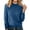 Blue, variant on Cozy Half Turtleneck Sweater For Women Long Sleeve Warm Pullover Knit Top Everyday Versatile Fall Winter Style S Size Gold