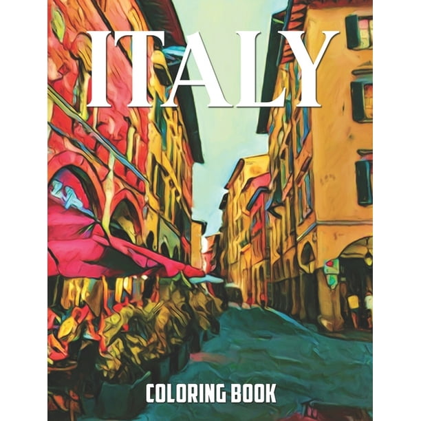 Download Italy Coloring Book Premium Abstract Cover Vol 2 Paperback Walmart Com Walmart Com