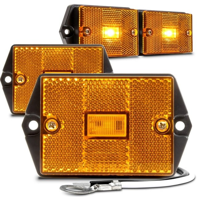 Luz Marcadora Lateral de Montaje Superficial TRUE MODS 4 piezas 5x8 cm LED Ámbar