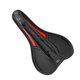 thumbnail image 2 of Sonducket Cojín de asiento de bicicleta PU cuero amortiguador tira reflectante sillín bicicleta de montaña montar almohadilla transpirable azul Ciclismo Rojo Sonducket OD023453-01, 2 of 6