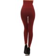 thumbnail image 3 of Premium Women Thick High Waist Tummy Compression Slimming Leggings French Terry Lining Plus Size L XL, 3 of 4