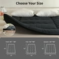 thumbnail image 7 of FISHDRU Light Green Color Memory Foam Mattress Pads, Full - Breathable, 7 of 7
