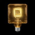 thumbnail image 3 of Novelty Lights Warm White Square LED Patio Light Bulb, 3.75 Inch X 3.75 Inch, 5 Watt, 3 of 5