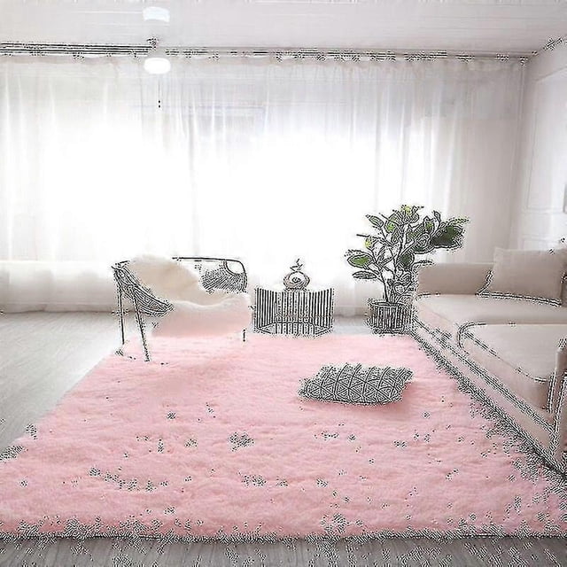 Large Plush Carpet Living Room Decoration Fluffy Rug Thick Bedroom Carpets Anti-slip Floor Soft Lounge Rugs Solid Mat