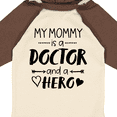 thumbnail image 4 of Inktastic My Mommy is a Doctor and a Hero Boys or Girls Long Sleeve Baby Bodysuit, 4 of 5