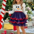 thumbnail image 4 of LNMQLPDBS Christmas Dresses for Girls 12-14 Toddler Red Christmas Dress Girls Christmas Size 6 Black Dress Teen Beach Vacation Dresses Boho Clothes, Purple 3-4 Years, 4 of 7
