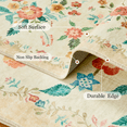 thumbnail image 4 of CHITOOMA 8'x10' Boho Area Rugs for Living Room, Machine Washable Floral Area Rug with Non-Slip Backing, Stain Resistant Non-Shed Carpet for Bedroom, Dining Room, Dorm, Office, 4 of 7