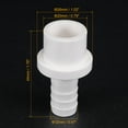 thumbnail image 2 of Uxcell Pipe Fittings Barb Spigot Straight Tube Hose Connector 12x20mm, 2 of 5