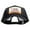 Black, variant on California State Flag Patched Big Size Solid Cotton Twill High Profile Mesh Pro Style Cap - Black XL-3XL