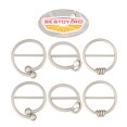 thumbnail image 4 of BESTOYARD - 6 clips para camisetas, anillos para bufandas, pañuelos, hebillas, anillos para chal, accesorios para ropa, 4 of 6