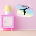 thumbnail image 3 of Personalized Sports Wall Decals for Gym - Gymnastics Equipment Balance Beam Bars Rings Matt Wall Sticker Decal With Easy Installation Instructions Custom Name Sticker - Size: 40 In x 32 In, 3 of 5