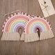 thumbnail image 1 of Layers Nordic Woven Rainbow Tapestry Home Decor Wall Hanging Toys Nursery Decor Living Room Children Girls Bedroom Decoration heqiyong toy, 1 of 2