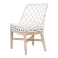 thumbnail image 4 of Pemberly Row 20.5" Rope Lattice Outdoor Dining Chair in Off White, 4 of 28