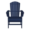 thumbnail image 3 of WestinTrends Dylan Outdoor Dining Chair – All-Weather Poly Lumber Adirondack Patio Chair, High Back, 330 lb Capacity, Navy Blue, 3 of 14