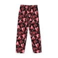 thumbnail image 4 of Kdxio Ladybugs and Red Hearts Print Men's Sleep Pajama Pant Lounge Pants with Pockets, 4 of 8