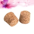 thumbnail image 2 of 50 tapones cónicos de corcho para vino, de madera natural, para botellas de vino, 2 of 7