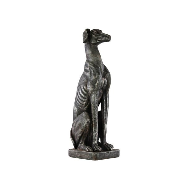 Urban Trends Fiberstone Sitting Doberman Dog Statue - Walmart.com - Walmart.com
