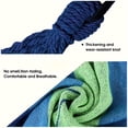 thumbnail image 3 of Portable 2 Person Ibrant Stripe Brazilian Double Hammock Extra Long Lounger Durable Nylon with Hanging Kit & Carry Bag for Indoor Outdoor Camping & Travel, 3 of 12