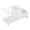 White, variant on Space Saving Drink Mix Organiser With Multiple Compartments Sturdy Metal Kitchen Countertop Divided Storage Solution
