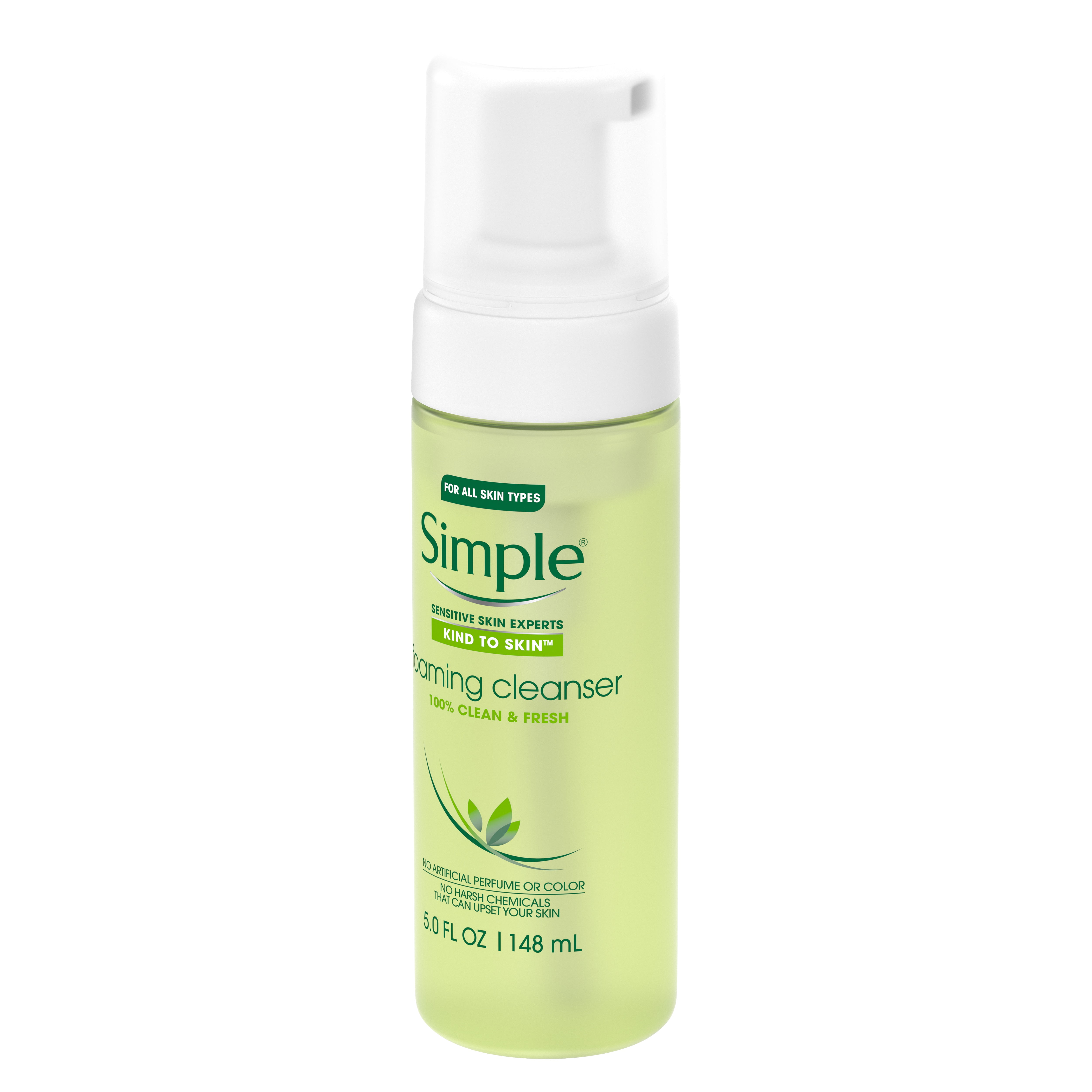 Simple on sale foaming cleanser