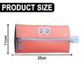 thumbnail image 2 of Leather Pen Pencil Case, Cute Slim Pen Bag Small Pencil Pouch Lovely Stationery Bag Portable Cosmetic Bag Zipper Bag for Pen PencilsPink, 2 of 6